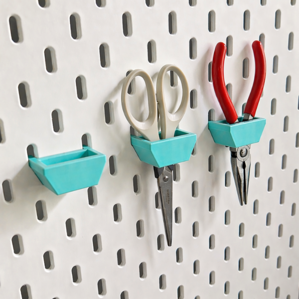 Black Tool Holders for IKEA Skadis Pegboard