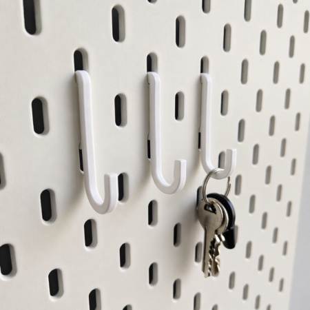 Hooks for IKEA Skadis Pegboard