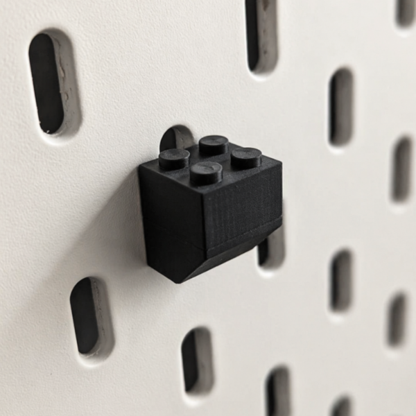 LEGO Figure Stand for IKEA Skadis Pegboard