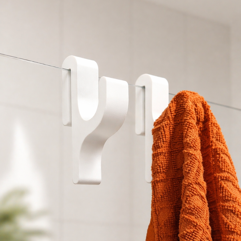 Shower Hooks for Towels - Image 1