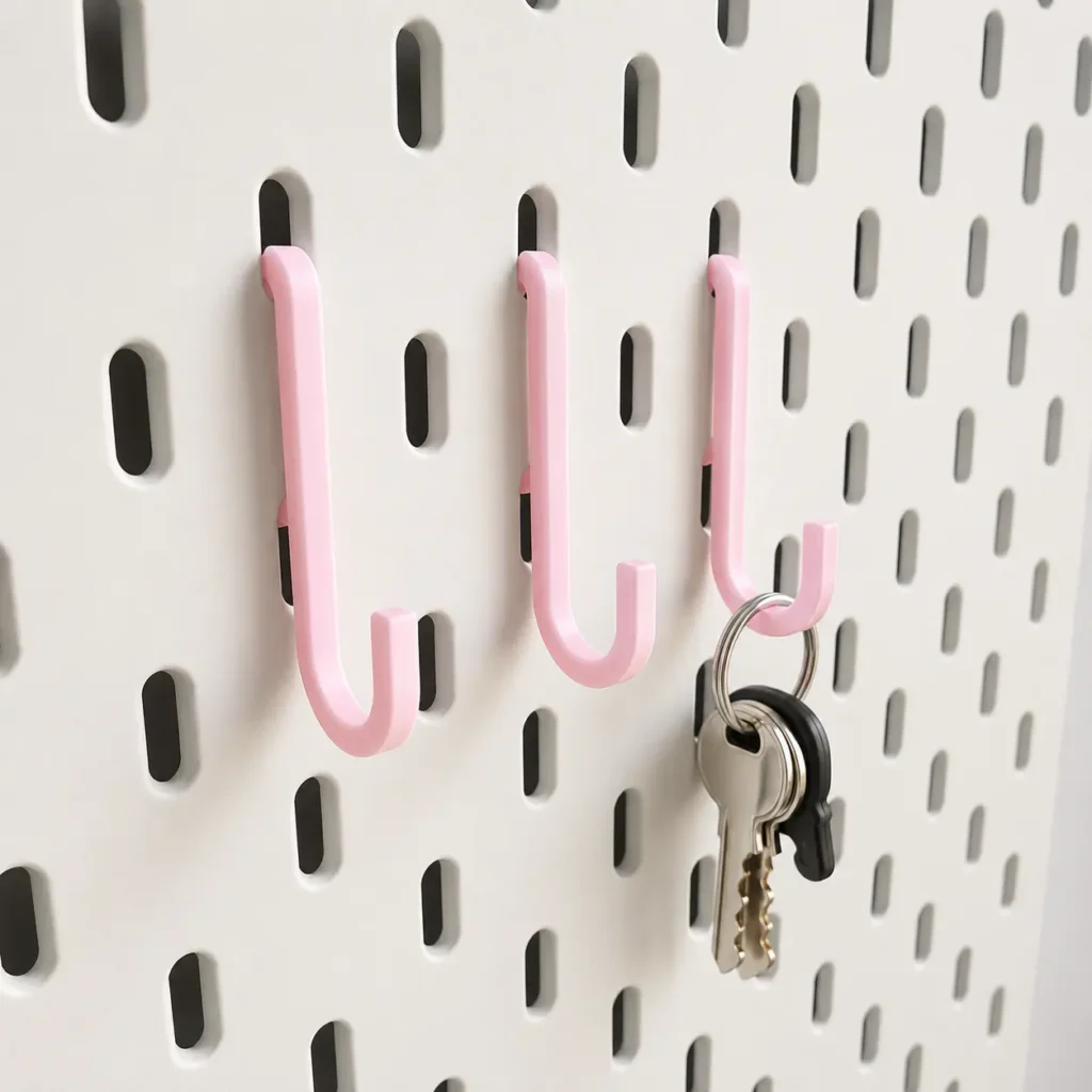 Hooks for IKEA Skadis Pegboard