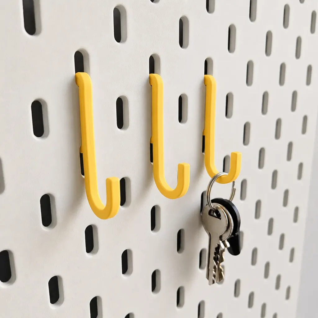 Hooks for IKEA Skadis Pegboard
